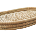 Ovale gevlochten decoratieschaal