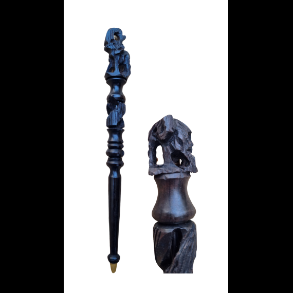 Houten pen - olifant