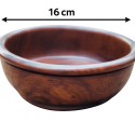 Houten schaaltje - 16 cm